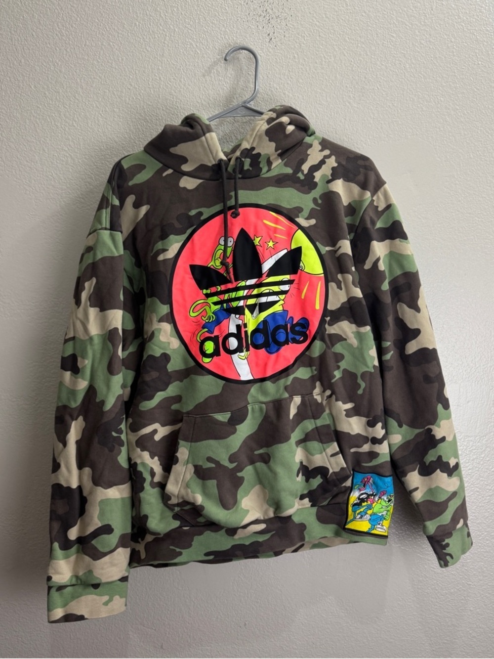 Adidas Jeremy Scott Camo Jacket Size Large